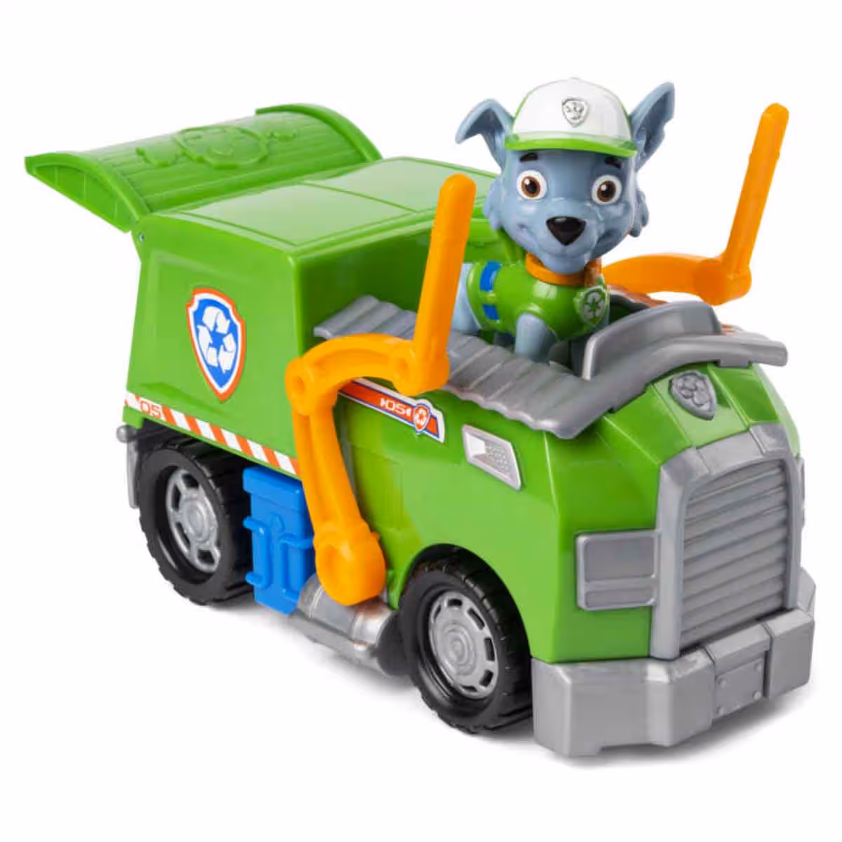 Paw Patrol Sustainable Basic Vehicle Rocky Recycle Truck Playset Unisex, 3-4 Years