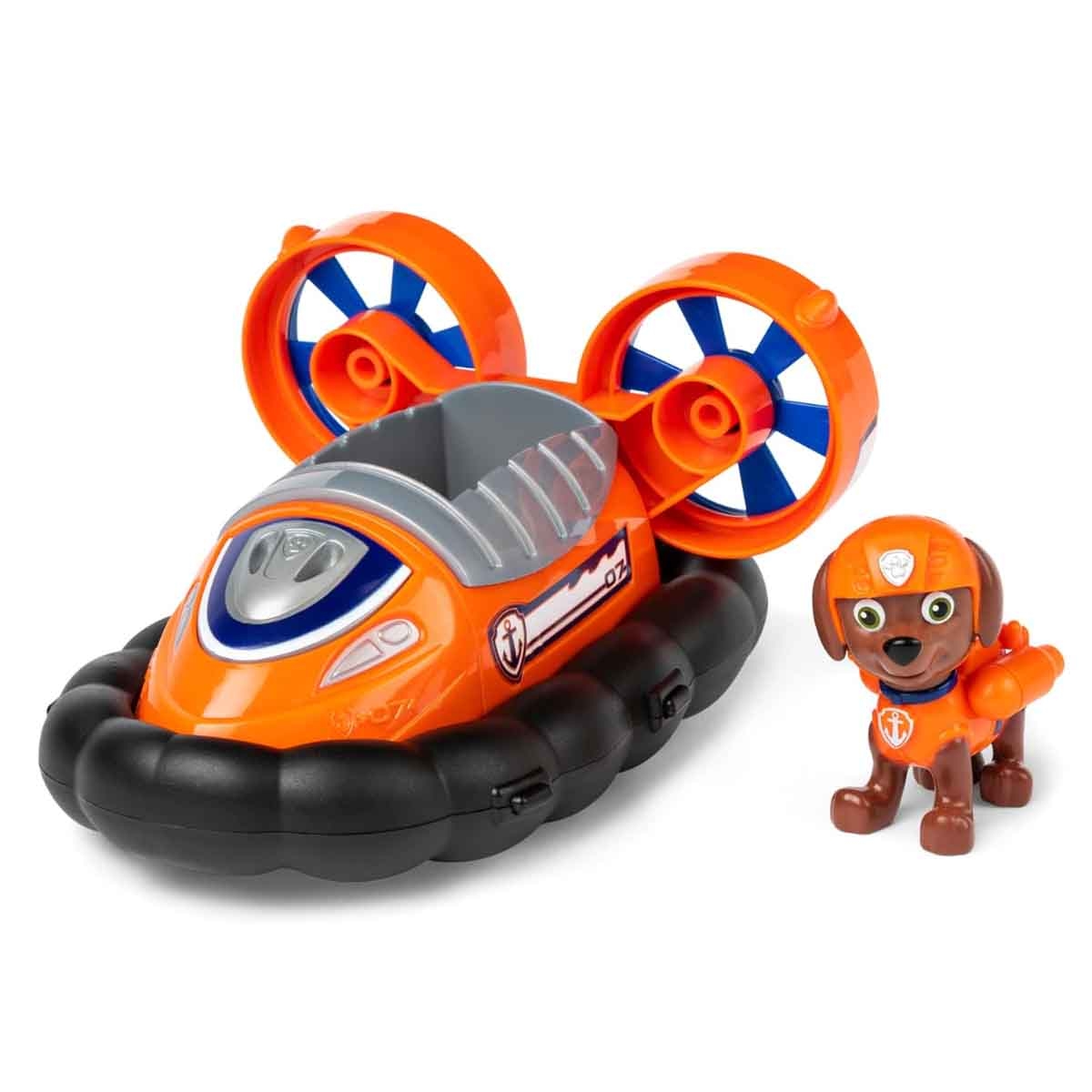 Paw Patrol Sustainable Basic Vehicle Zuma Hovercraft with Figure Playset Unisex, 3-4 Years