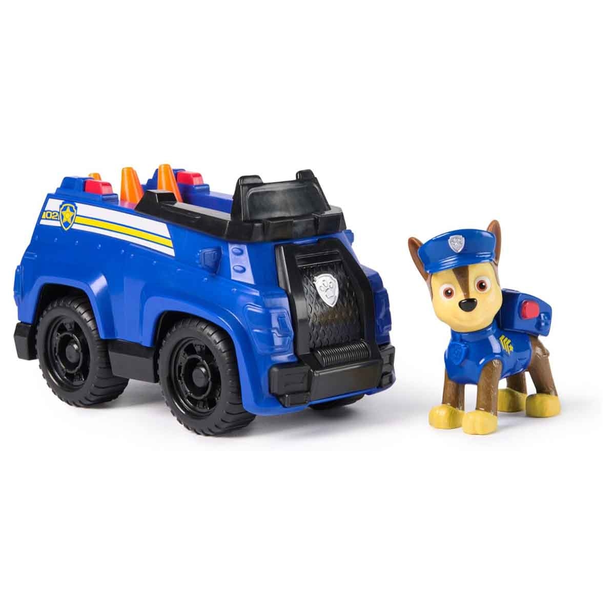 Paw Patrol Chase Sustainable Basic Vehicle Playset Unisex, 3-4 Years