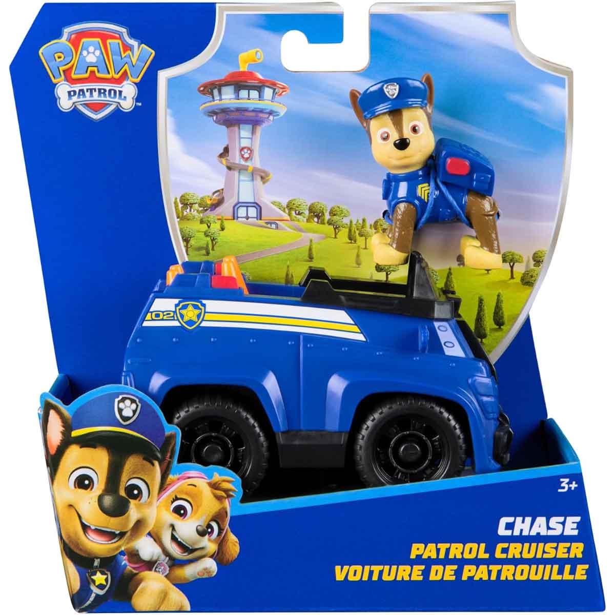 Paw Patrol Chase Sustainable Basic Vehicle Playset Unisex, 3-4 Years
