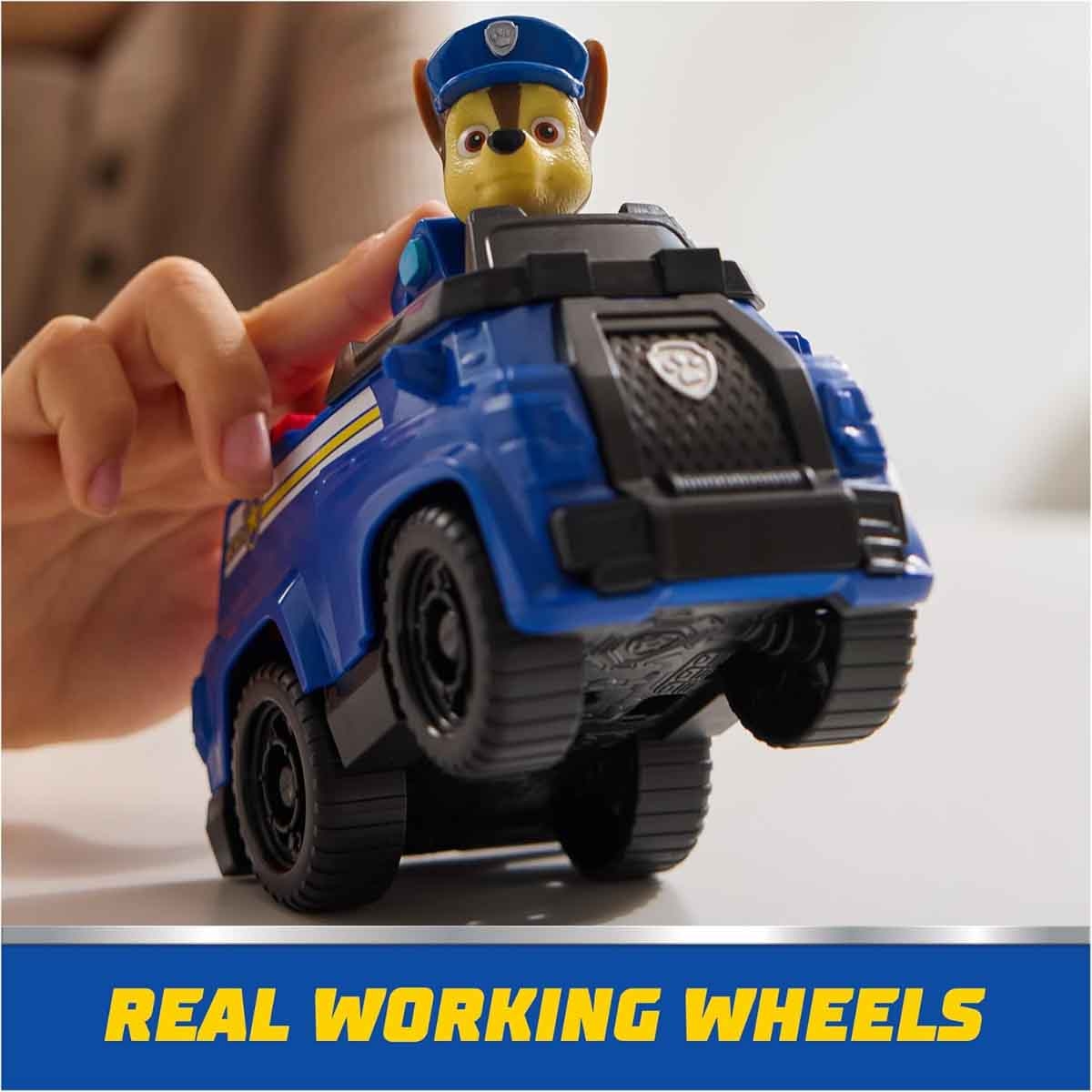 Paw Patrol Chase Sustainable Basic Vehicle Playset Unisex, 3-4 Years