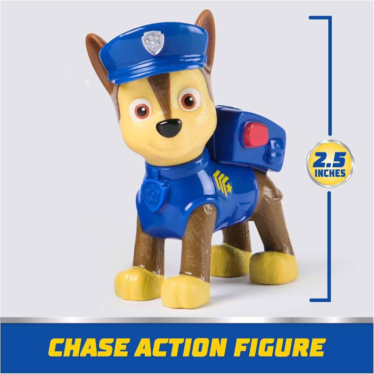 Paw Patrol Chase Sustainable Basic Vehicle Playset Unisex, 3-4 Years