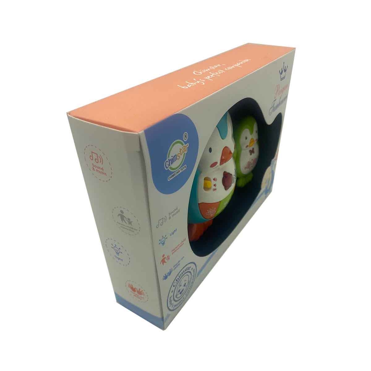 تشيمستار دف بطريق مع صوت وضوء للأطفال من عمر 0-2 سنوات