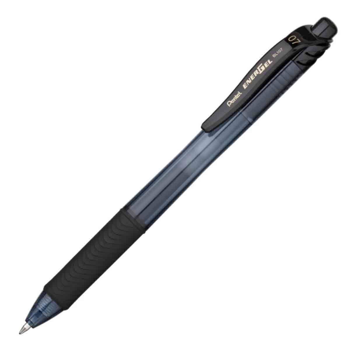 Pentel 0.7 mm Energel X Metal Tip Black Roller Ball Pen