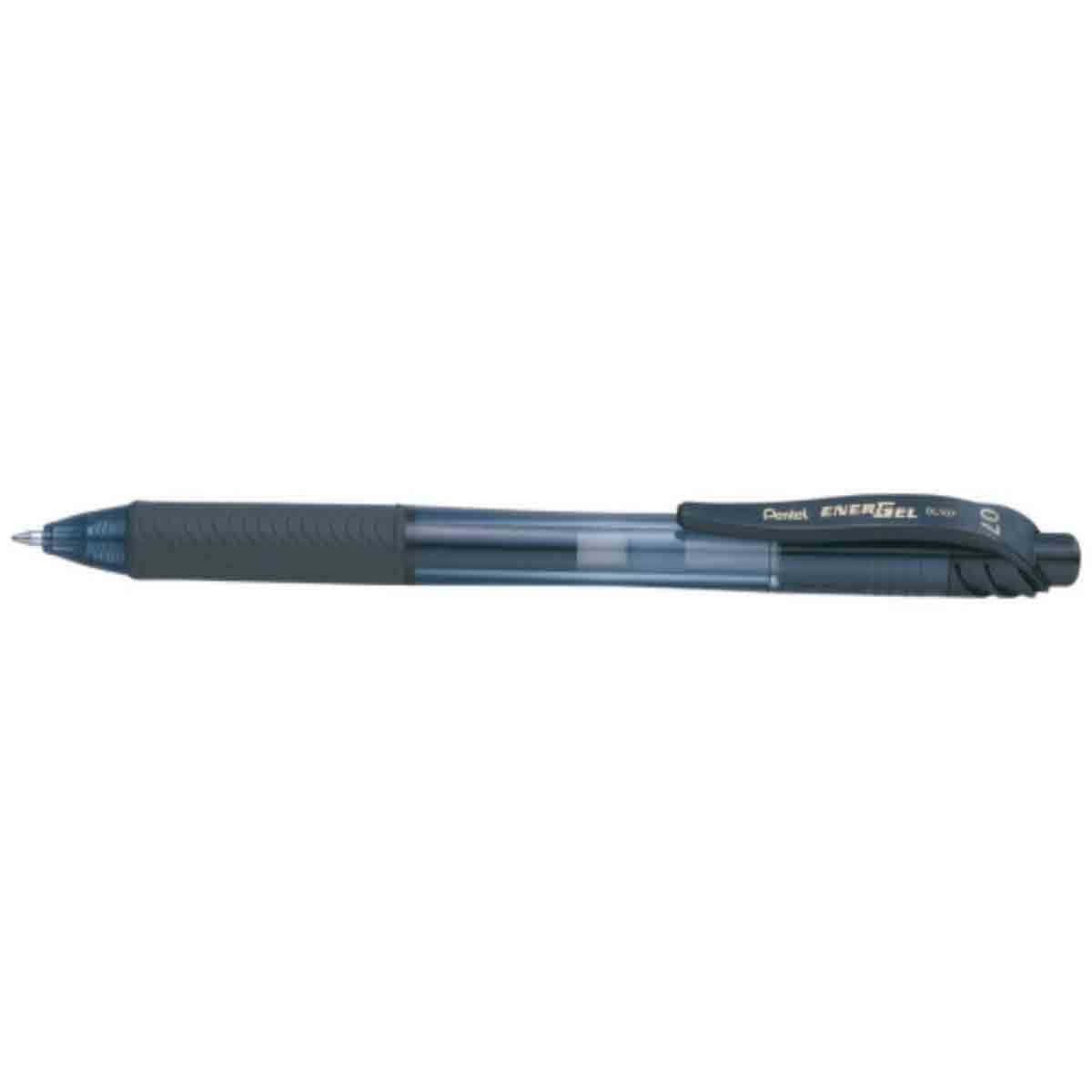 Pentel 0.7 mm Energel X Metal Tip Black Roller Ball Pen