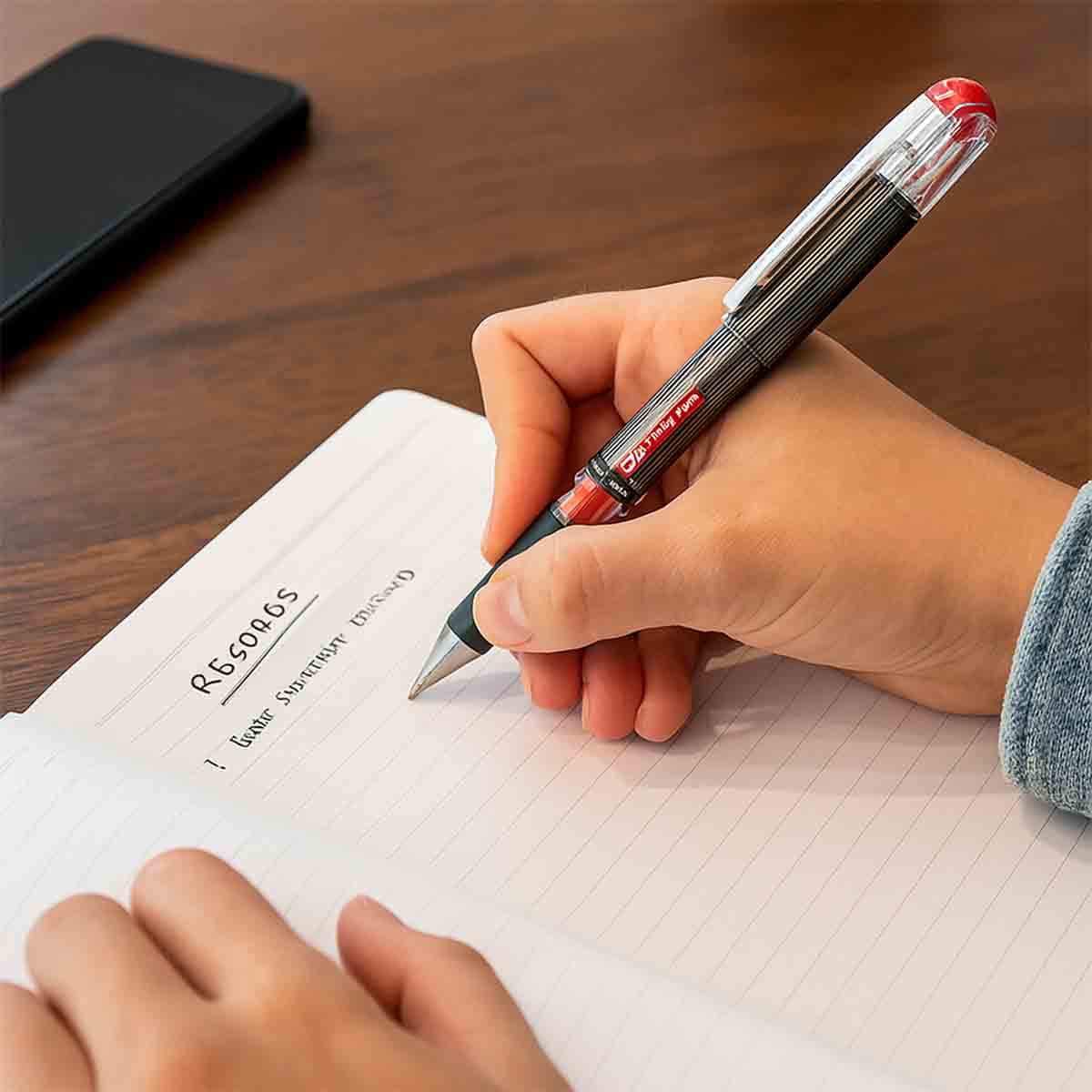 Pentel 0.7 mm Red Hybrid DX Gel Pen