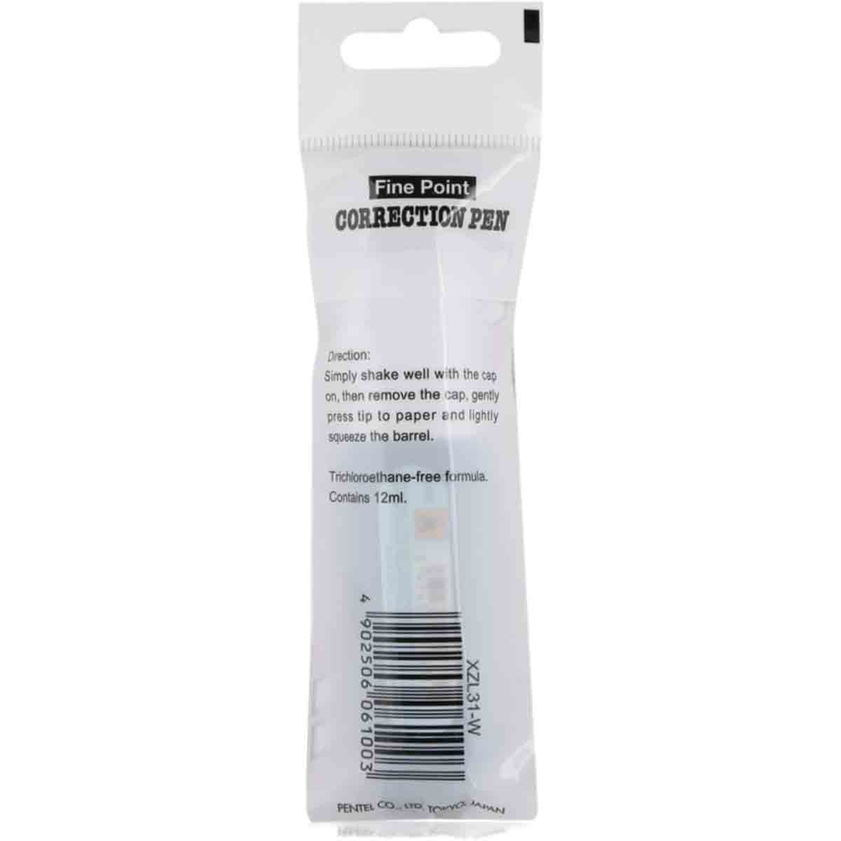 Pentel 12ml Fine Point Correction Pen