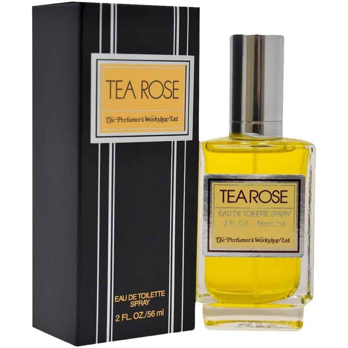 عطر تي روز أو دو تواليت من ورشة العطور، 56 مل، للنساء