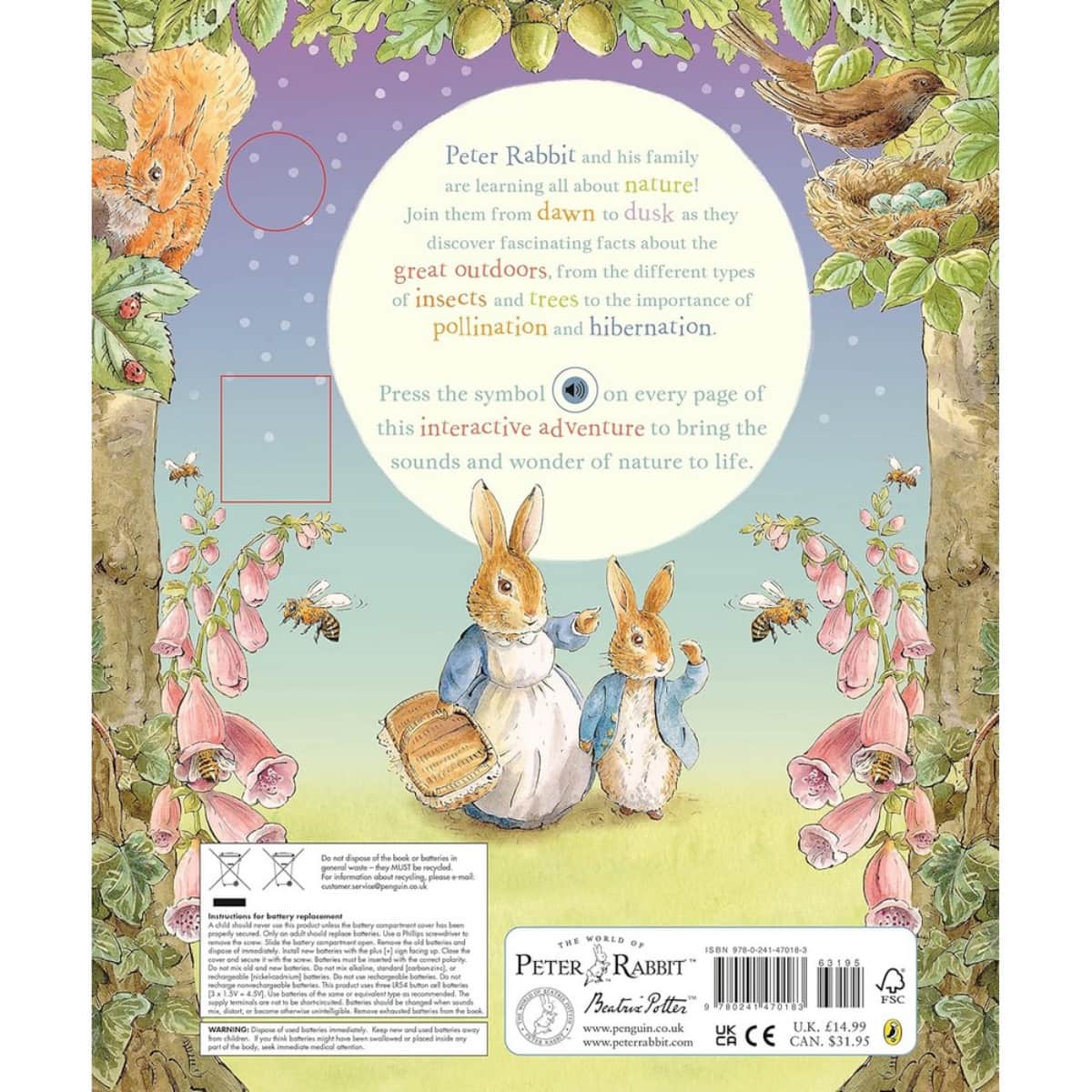 Peter Rabbit: جولة بيتر في الطبيعة: كتاب صوتي من تأليف بياتريكس بوتر - 9 فبراير 2023