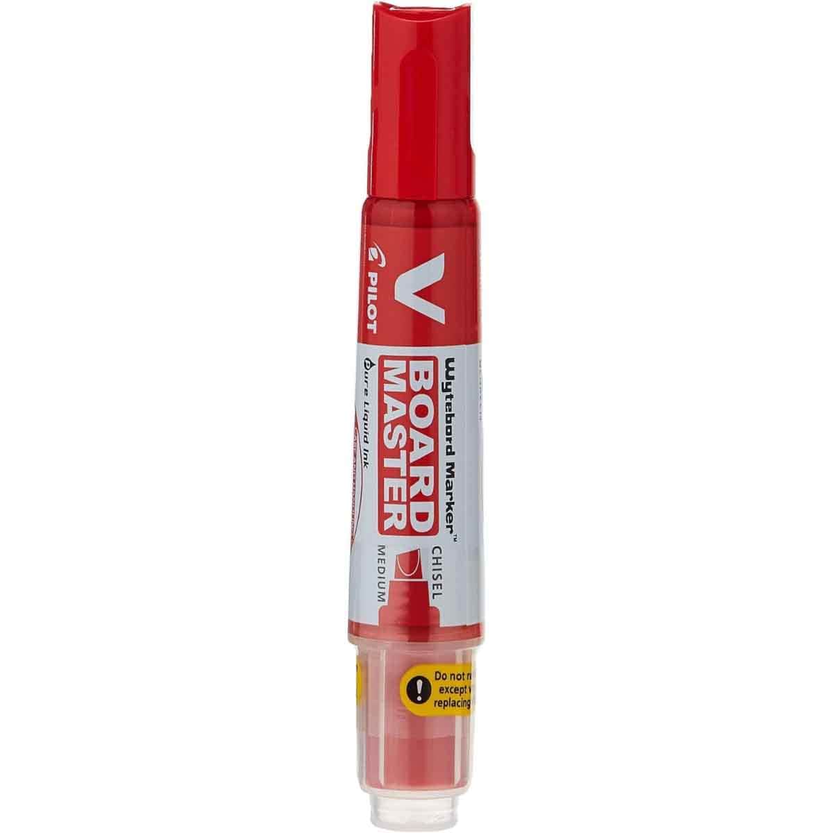 Pilot 4-Piece V Broad Master White Board Marker Set