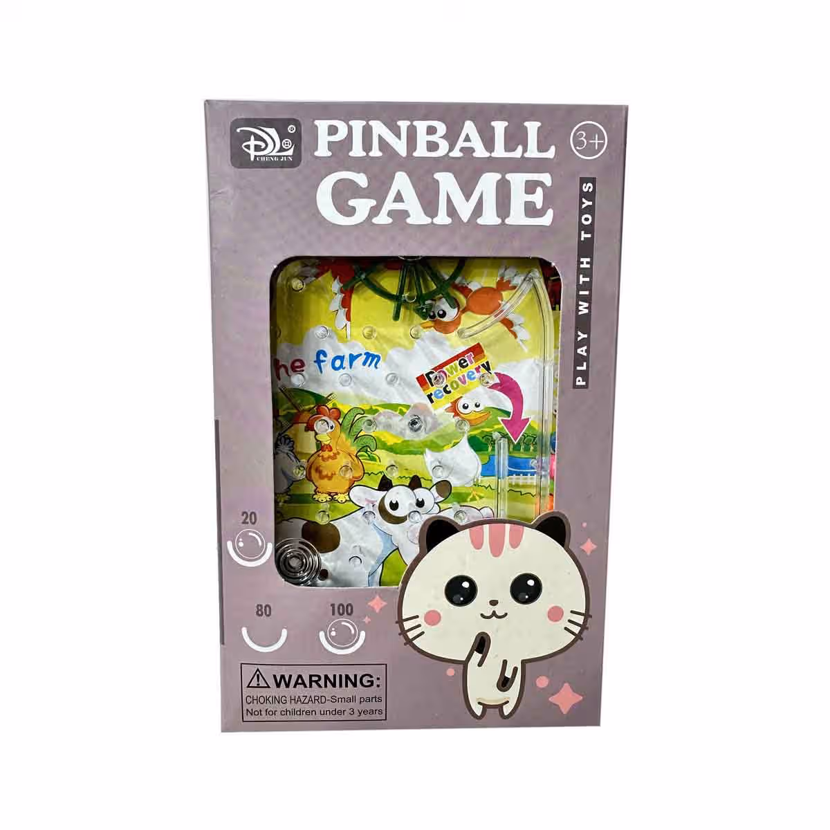 Cheng Jun Farm/City/Beach Assorted Pinball Game Unisex, 3-4 Years