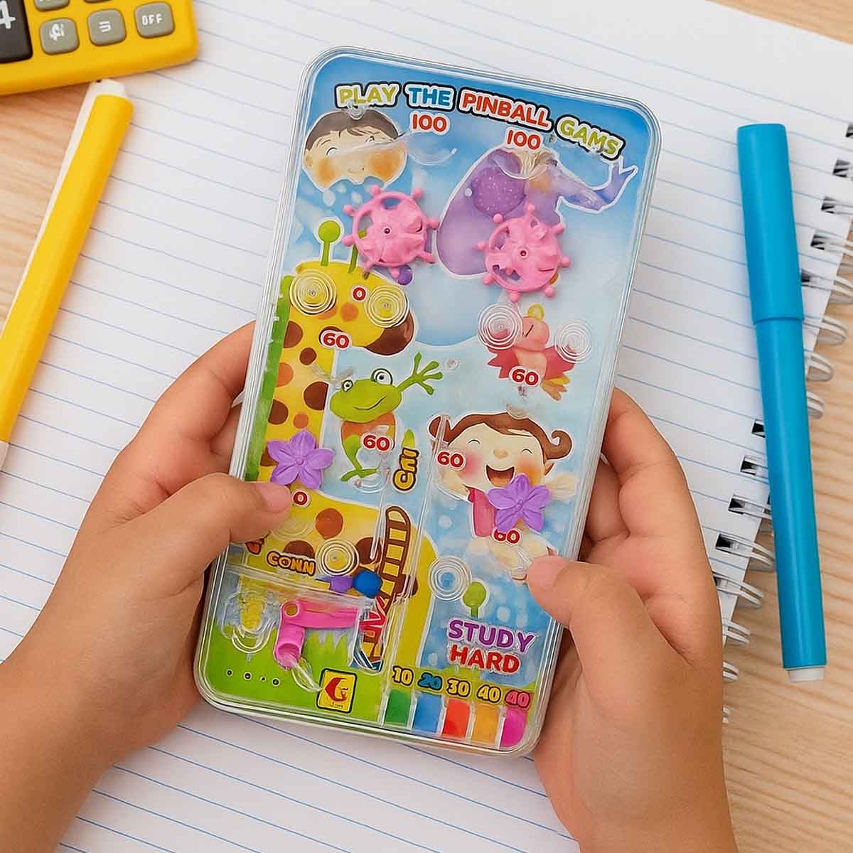 Cheng Jun Snow/Animal/StudyHard Assorted Pinball Game Unisex, 3-4 Years