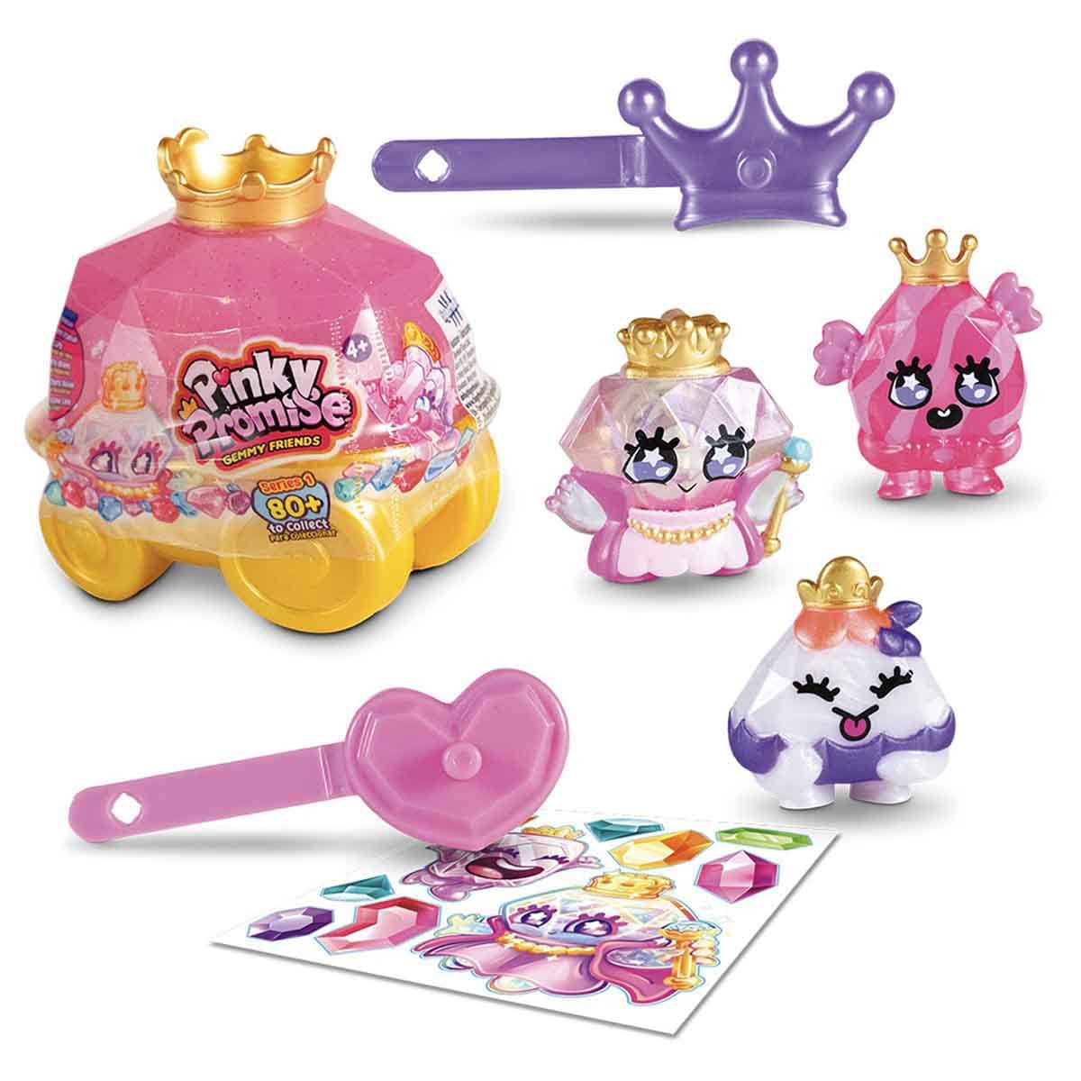 Pinky Promise Royal Carriage Gemmy Friends Surprise Figures Girls, 5-7 Years