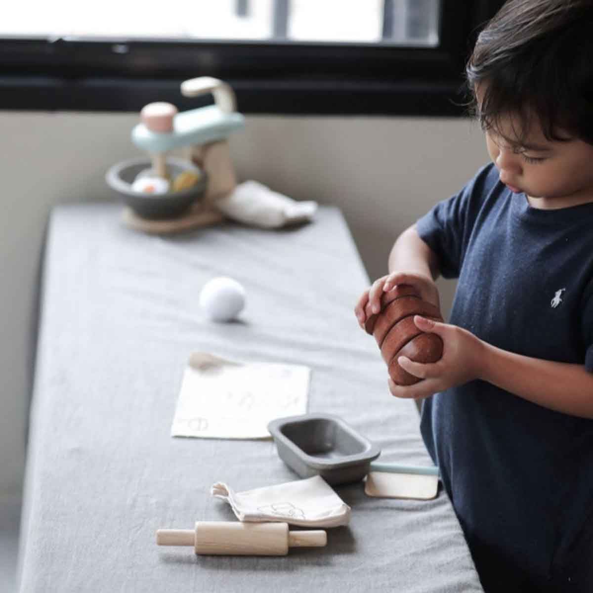 PlanToys Bread Loaf Set Unisex, 3-4 Years