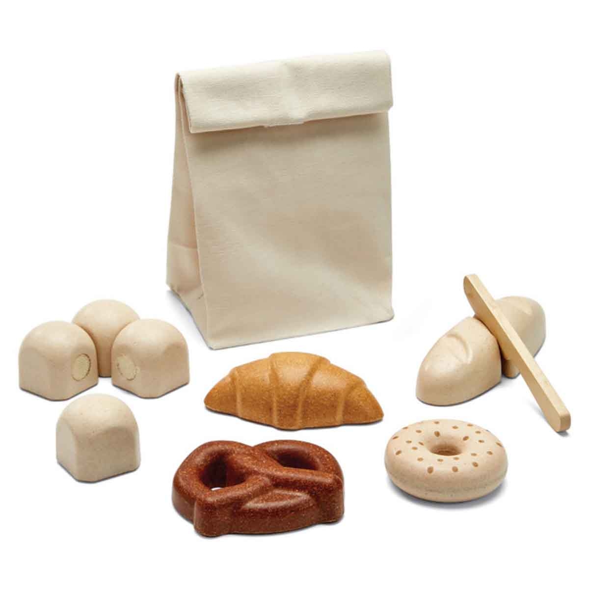 PlanToys Bread Play Kitchen Set Unisex, 3-4 Years