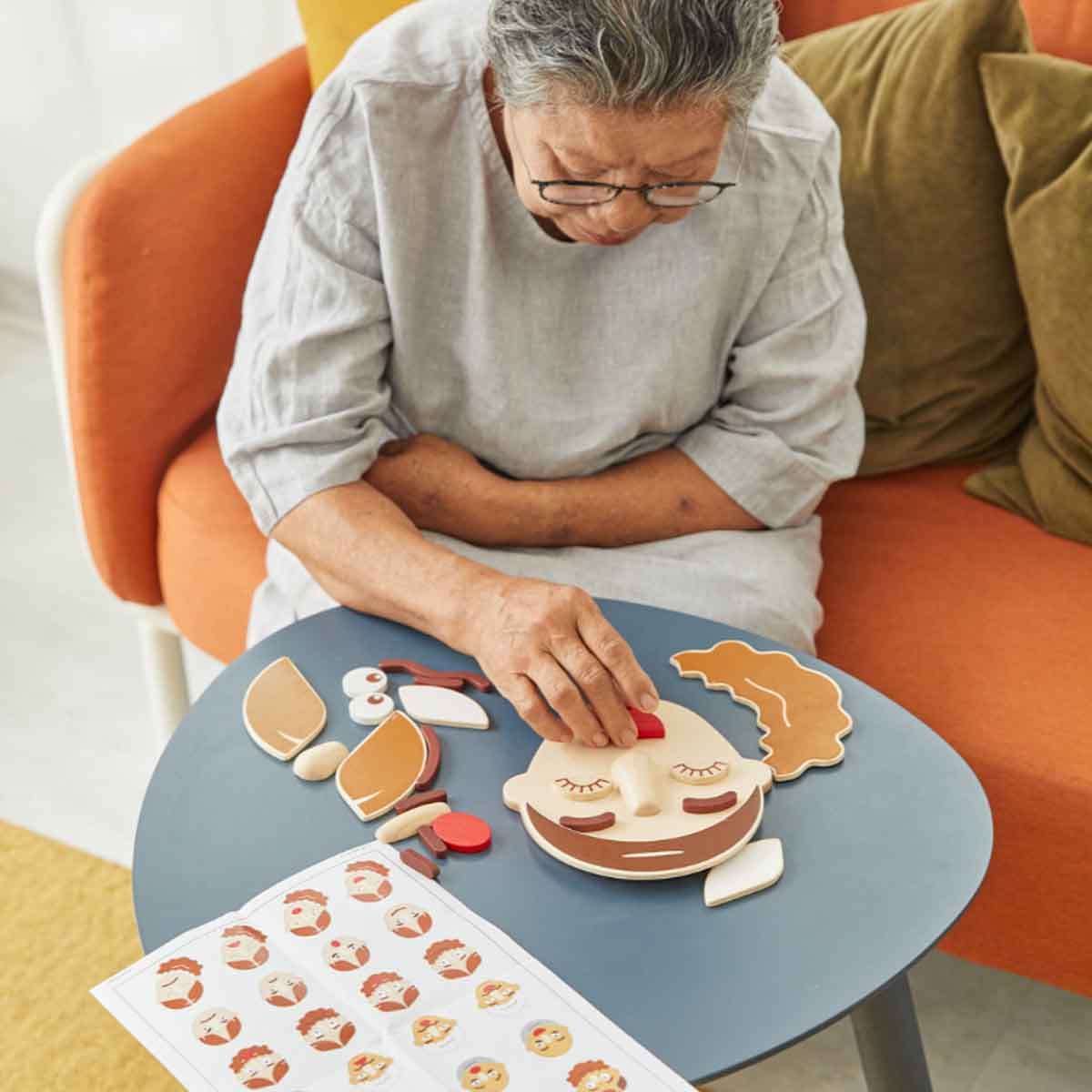 PlanToys Build-A-Face Game Unisex, 3-4 Years