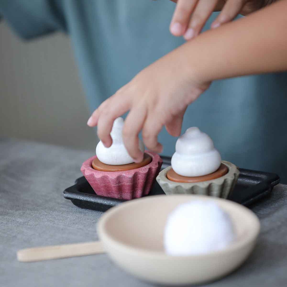 بلان تويز مجموعة كب كيك لألعاب المطبخ، للجنسين، من عمر 3 إلى 4 سنوات