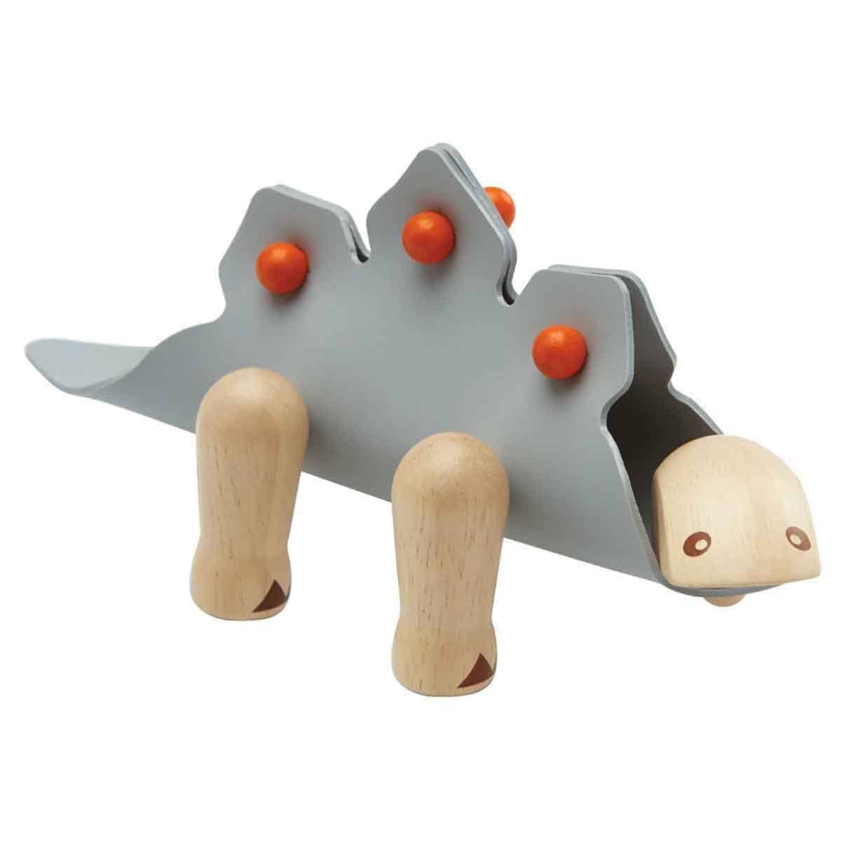 PlanToys DIY Stegosaurus Wooden Figure Unisex, 3-4 Years