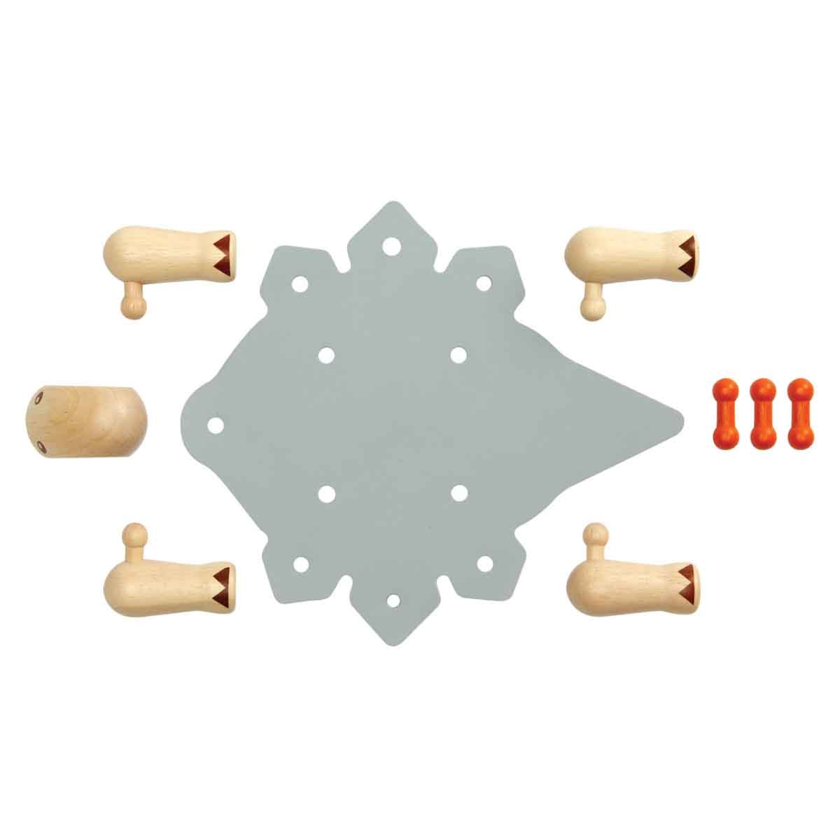 بلان تويز مجسم ستيغوصوروس خشبي افعلها بنفسك للجنسين 3 - 4 سنوات
