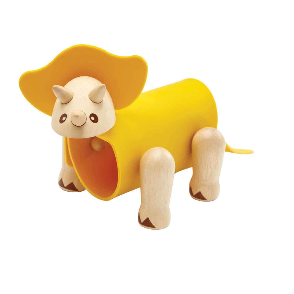 PlanToys DIY Triceratops Wooden Figure Unisex, 3-4 Years