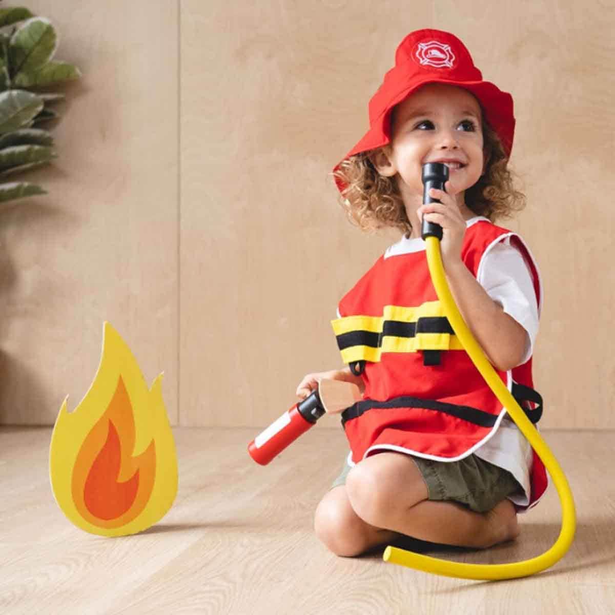PlanToys Fire Fighter Play Set Unisex, 3-4 Years