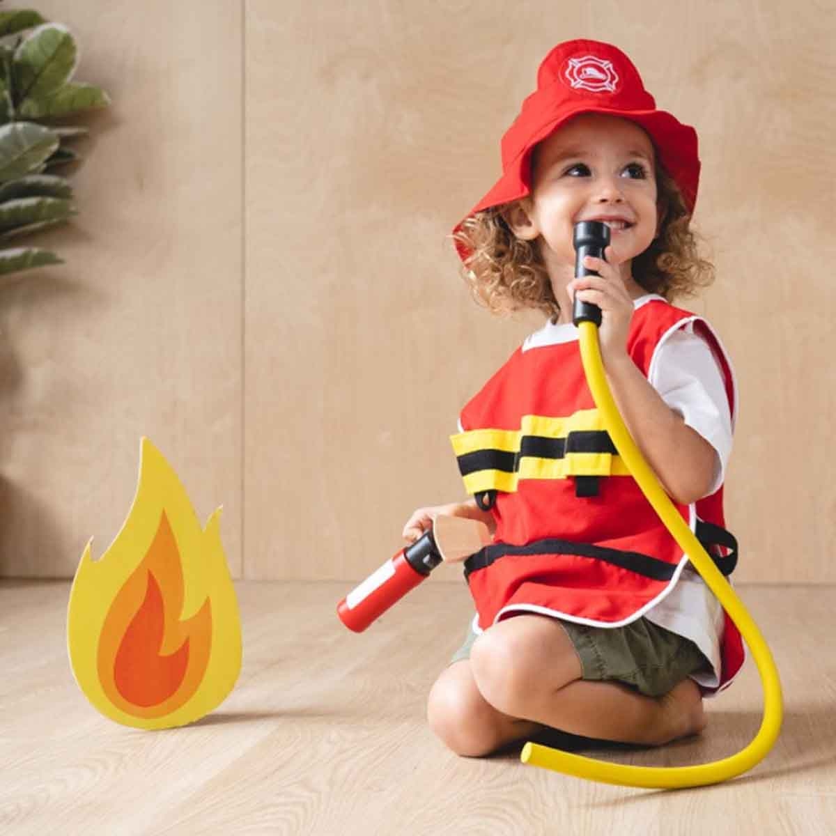 PlanToys Fire Fighter Play Set Unisex, 3-4 Years