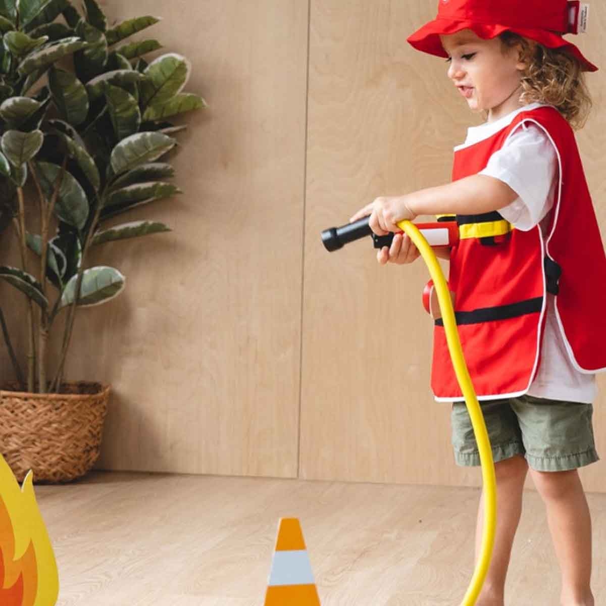 PlanToys Fire Fighter Play Set Unisex, 3-4 Years