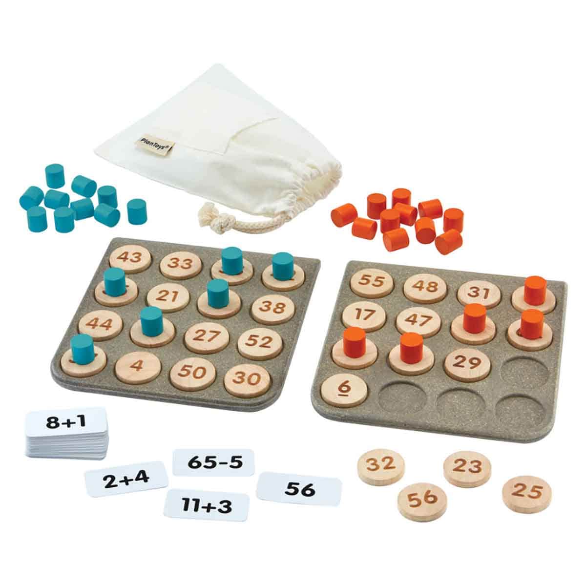PlanToys Math Bingo Game Unisex, 3-4 Years