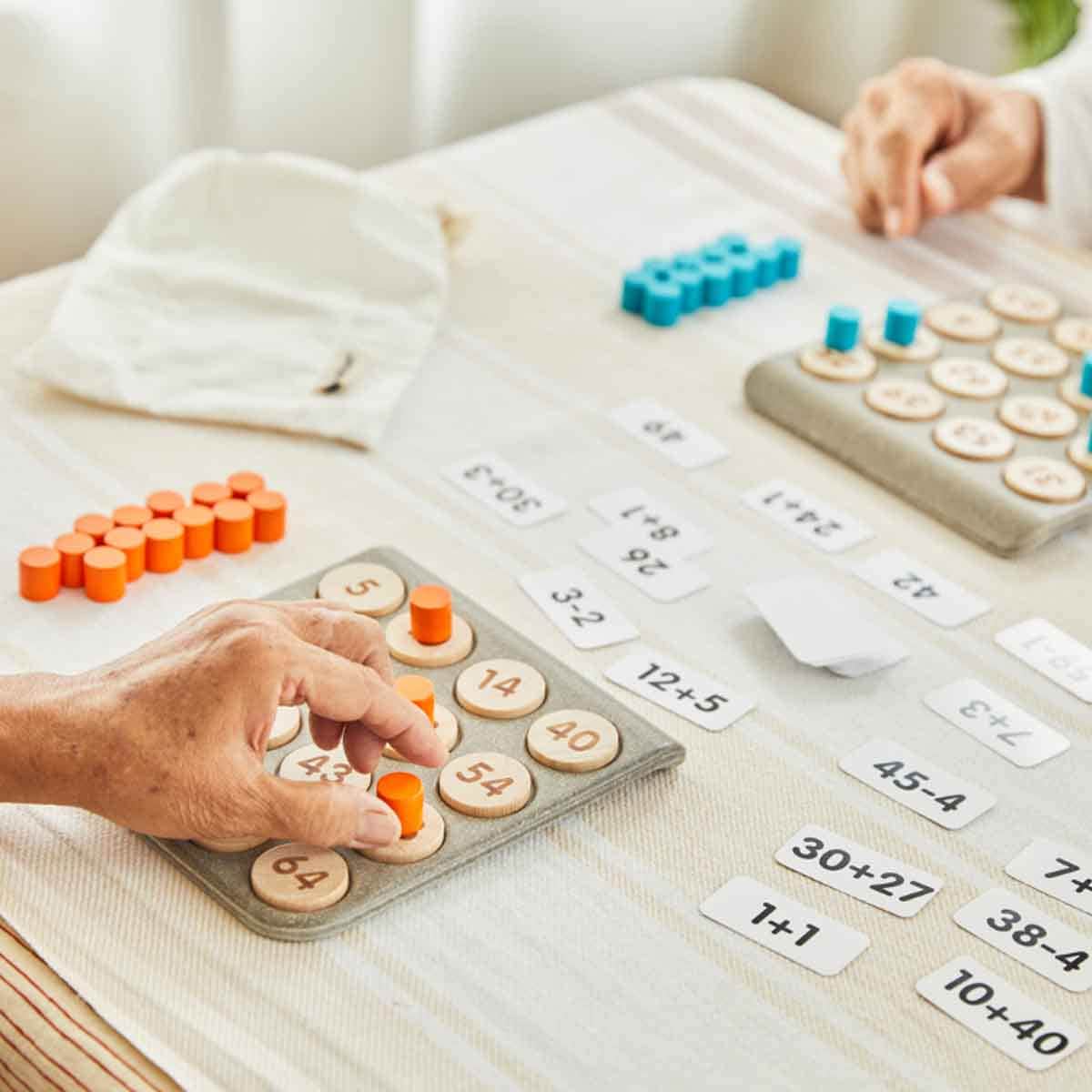 PlanToys Math Bingo Game Unisex, 3-4 Years