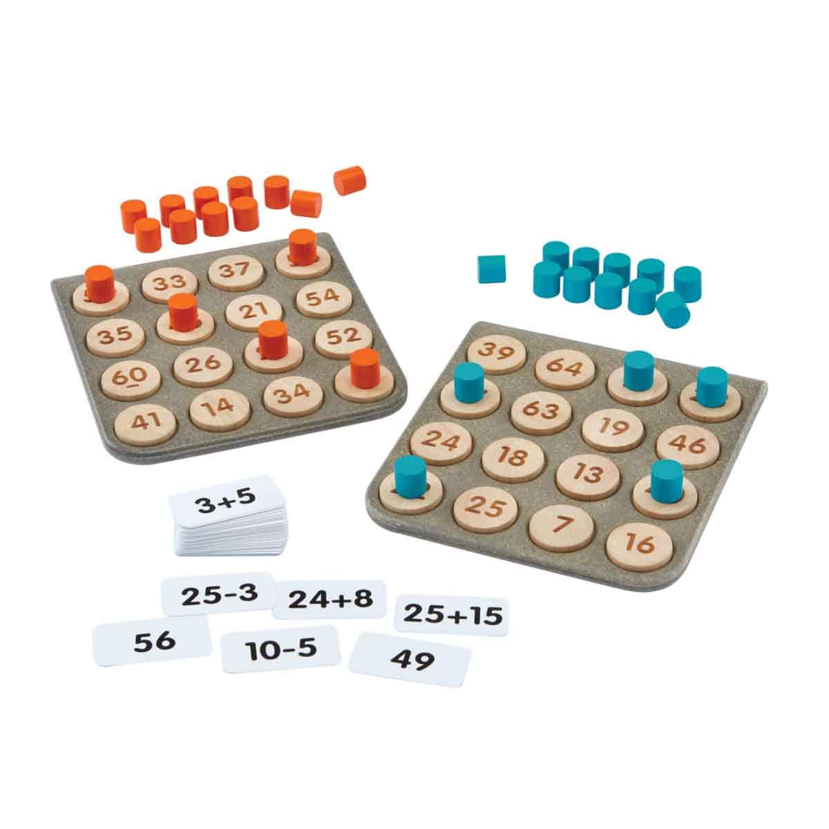 PlanToys Math Bingo Game Unisex, 3-4 Years