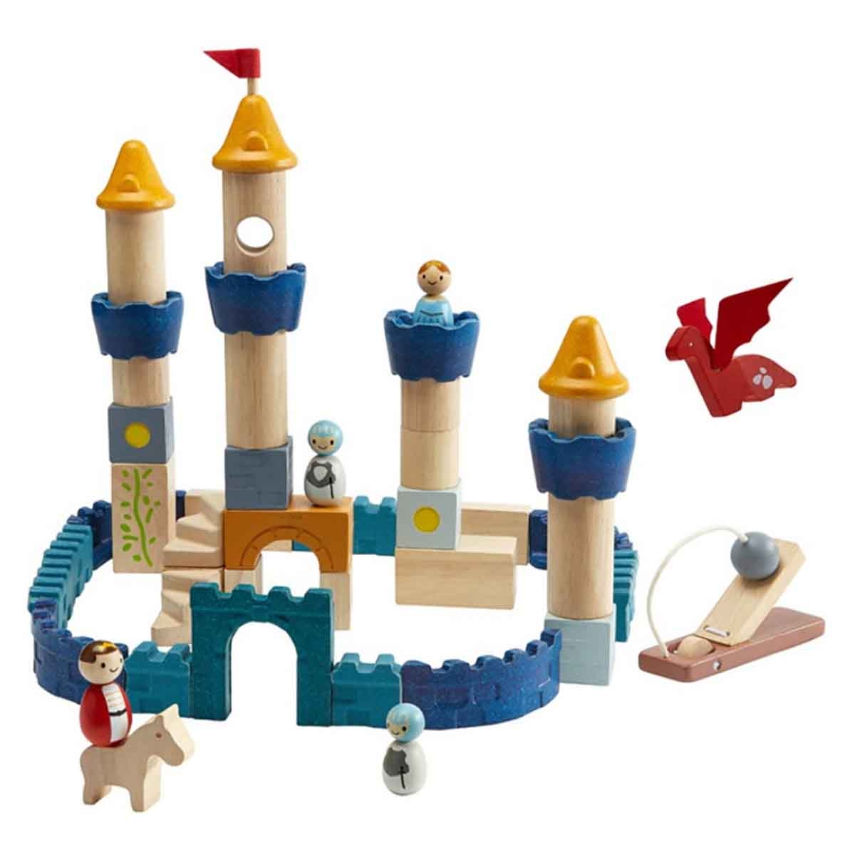 بلان تويز مجموعة مكعبات قلعة بستان للجنسين 3 - 4 سنوات