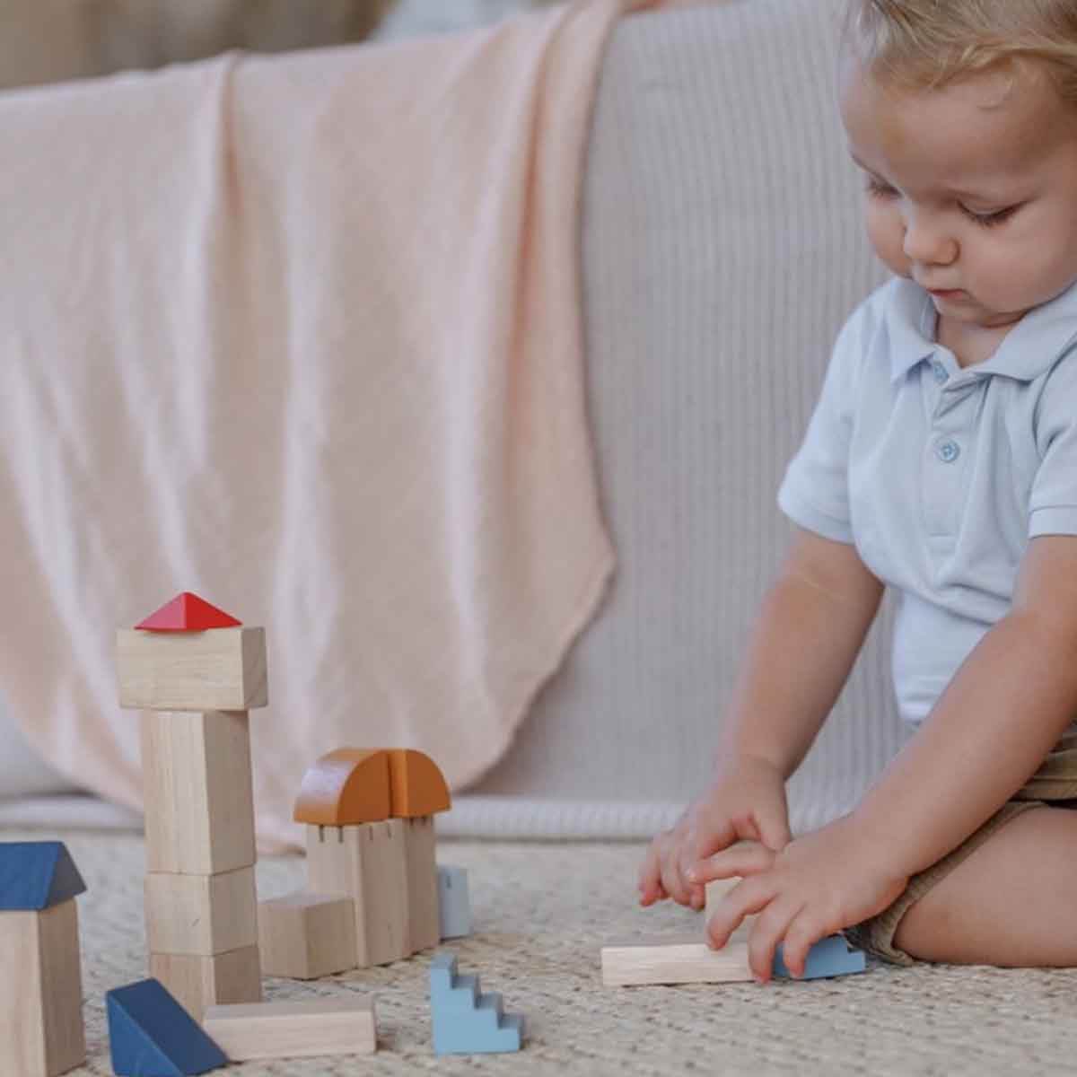 بلان تويز مجموعة مكعبات إبداعية بستان للجنسين 3 - 4 سنوات