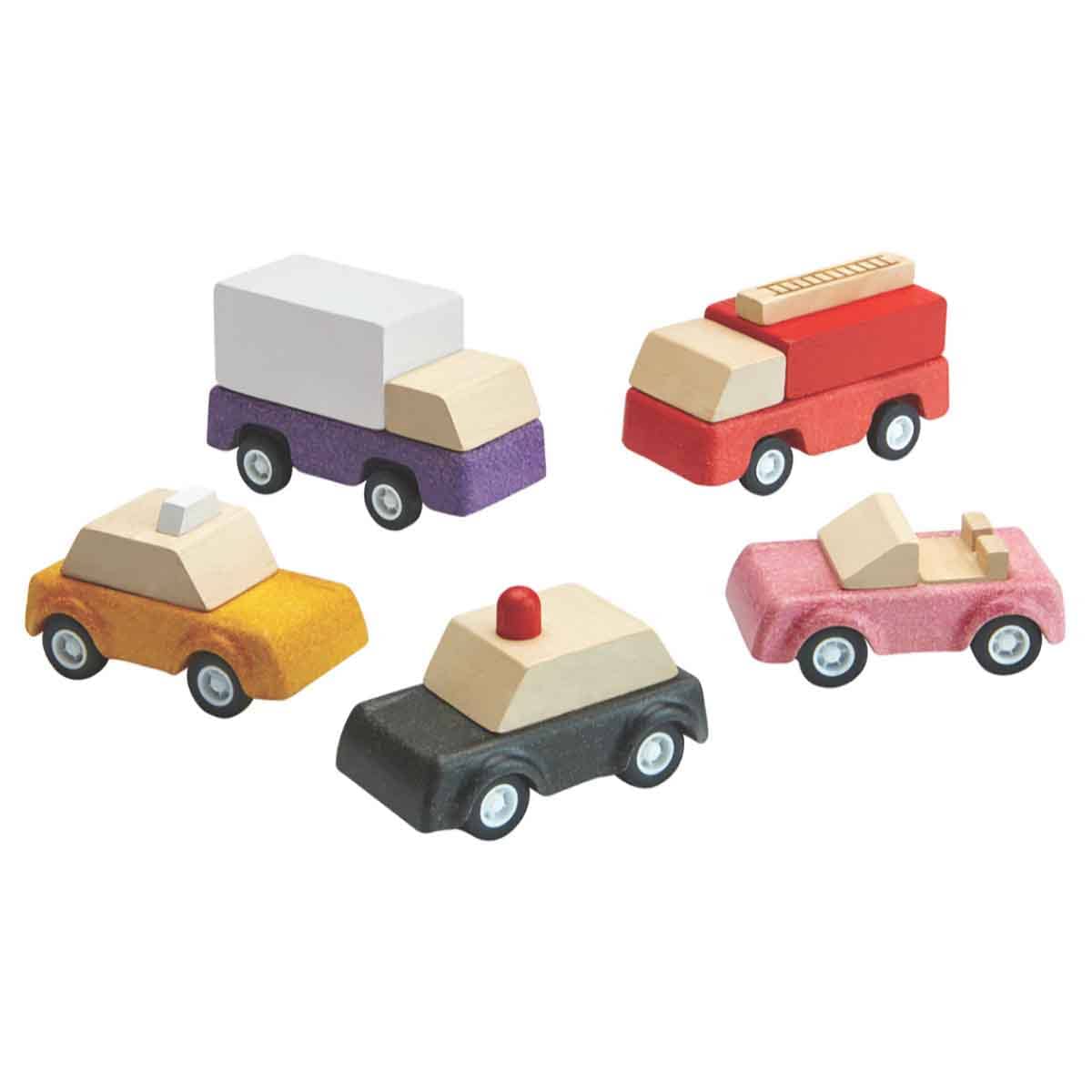 PlanToys PlanWorld Series Vehicle Set Unisex, 3-4 Years, Pack of 5