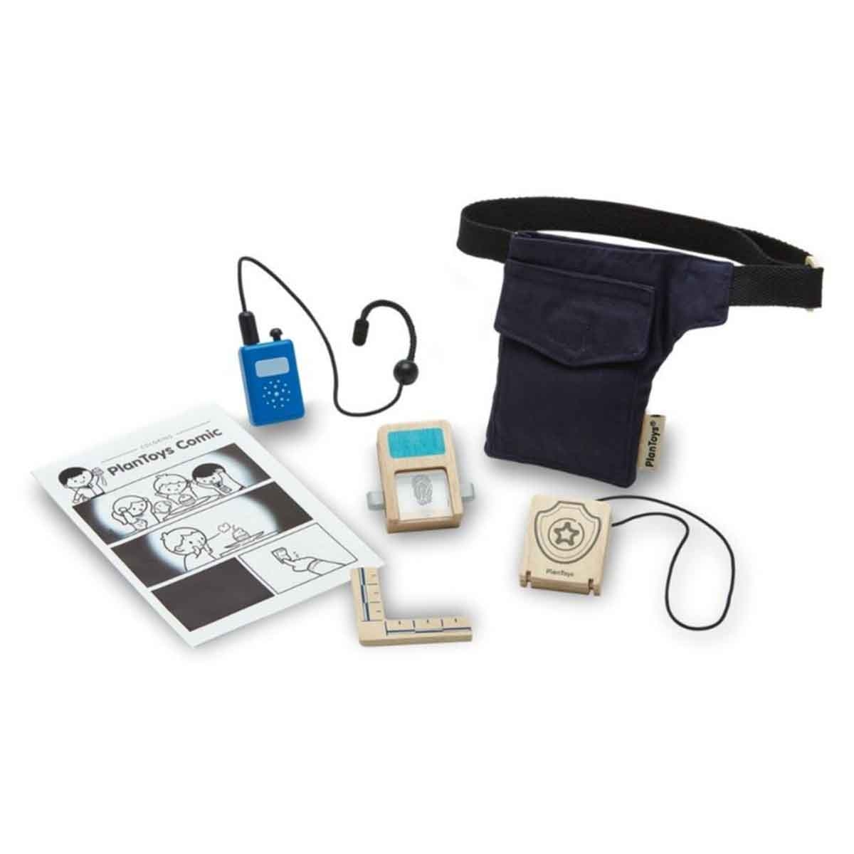 بلان تويز مجموعة عميل سري خشبية، للجنسين، من عمر 3 إلى 4 سنوات