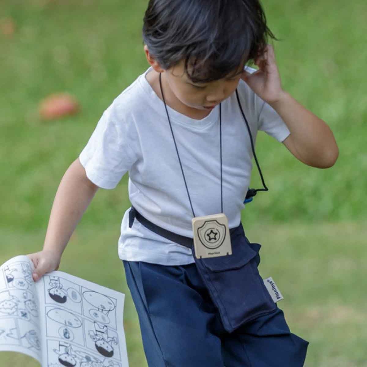 بلان تويز مجموعة عميل سري خشبية، للجنسين، من عمر 3 إلى 4 سنوات