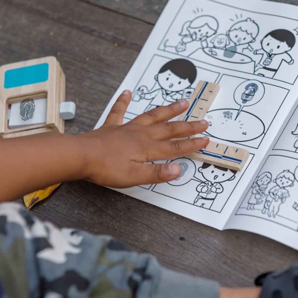 بلان تويز مجموعة عميل سري خشبية، للجنسين، من عمر 3 إلى 4 سنوات