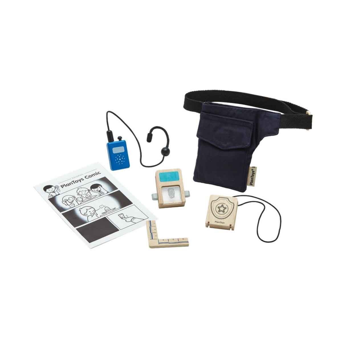 بلان تويز مجموعة عميل سري خشبية، للجنسين، من عمر 3 إلى 4 سنوات