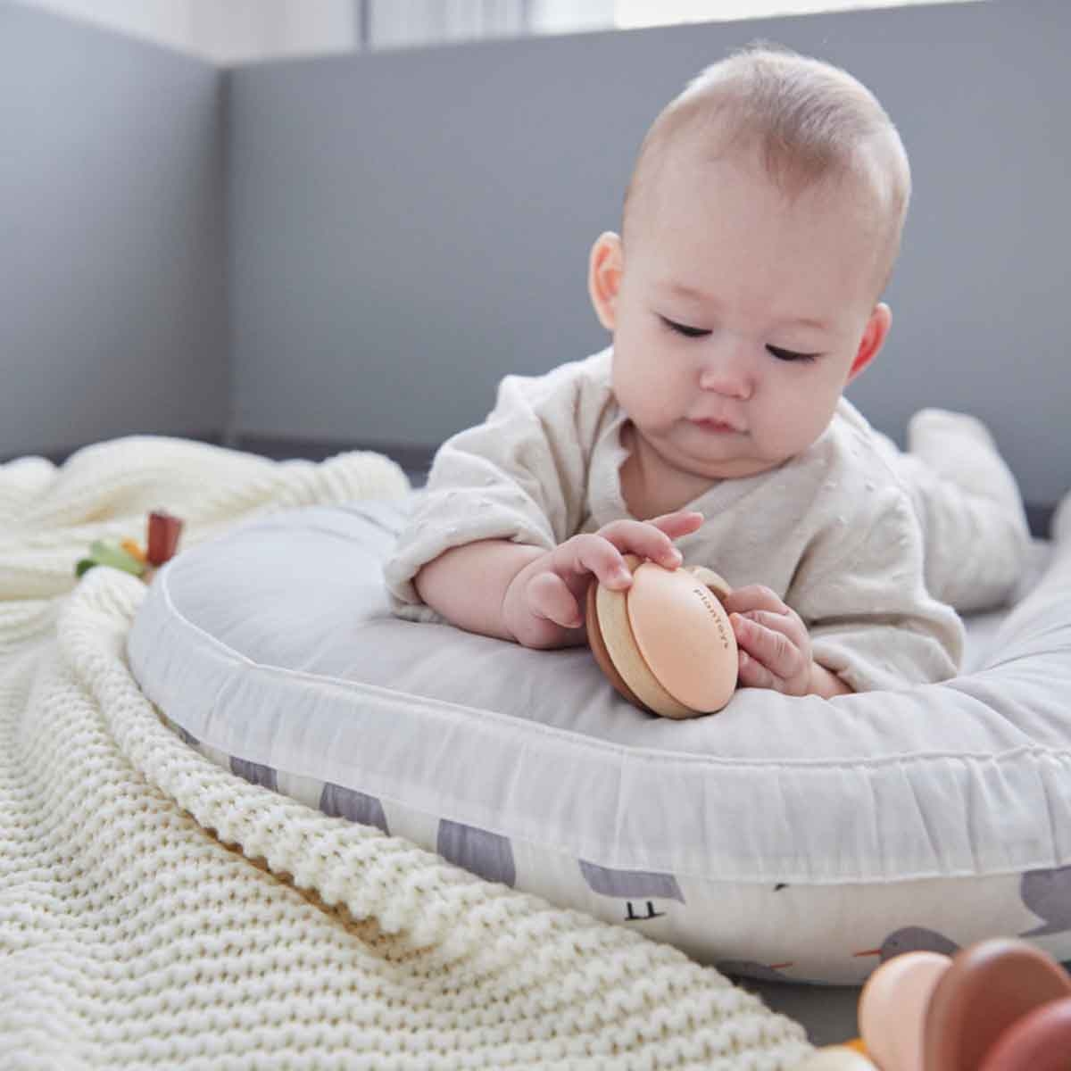 PlanToys Shake N Clap Rattle Toddler, 0-2 Years