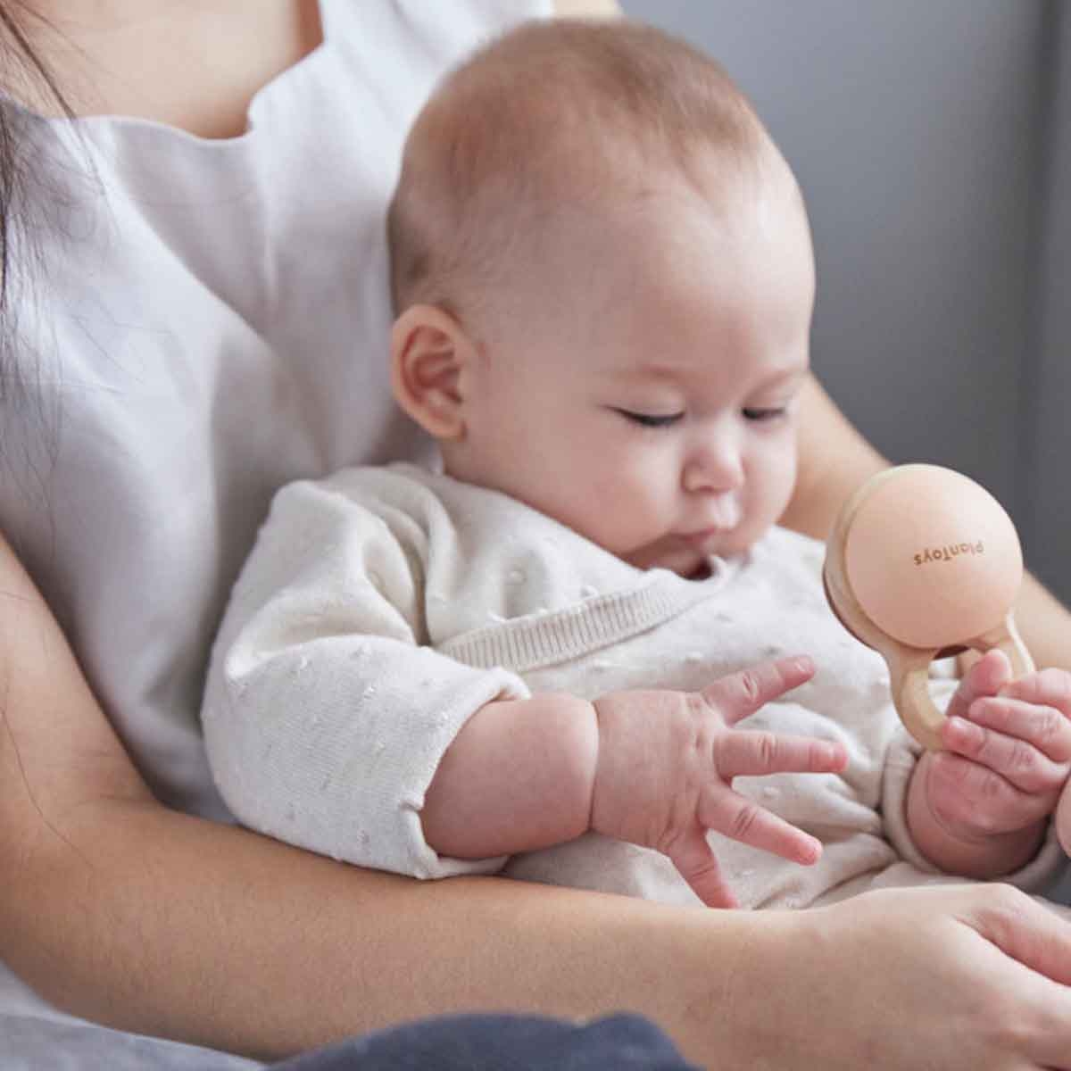 PlanToys Shake N Clap Rattle Toddler, 0-2 Years