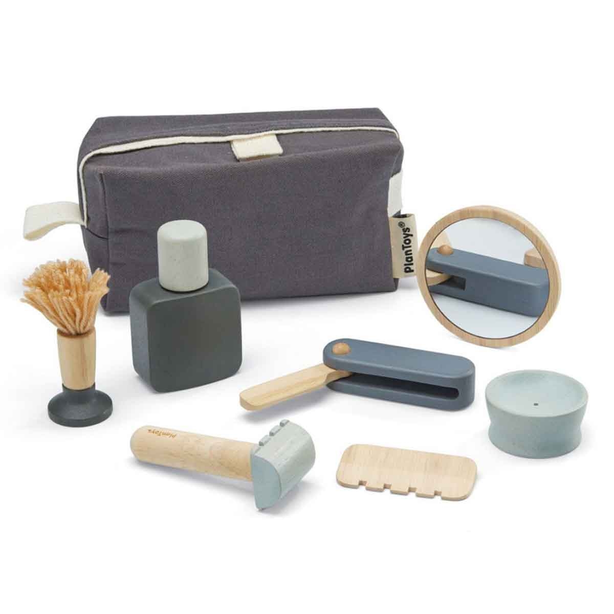 بلان تويز مجموعة حلاقة خشبية، للجنسين، من عمر 3 إلى 4 سنوات