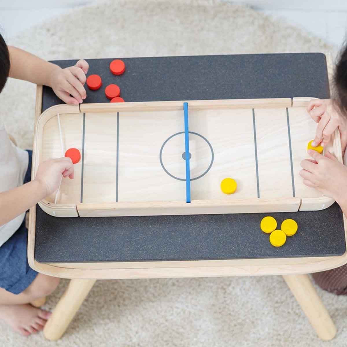 بلان تويز لعبة شَفلبورد خشبية 2 في 1، للجنسين، من عمر 3 إلى 4 سنوات