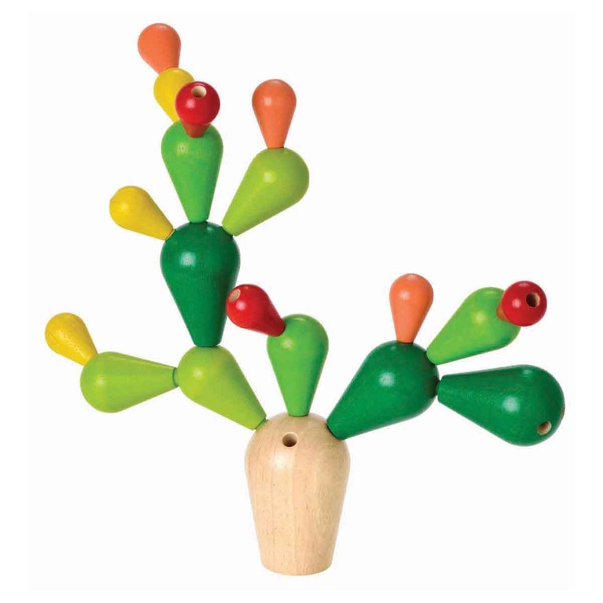 PlanToys Wooden Balancing Cactus Unisex, 3-4 Years