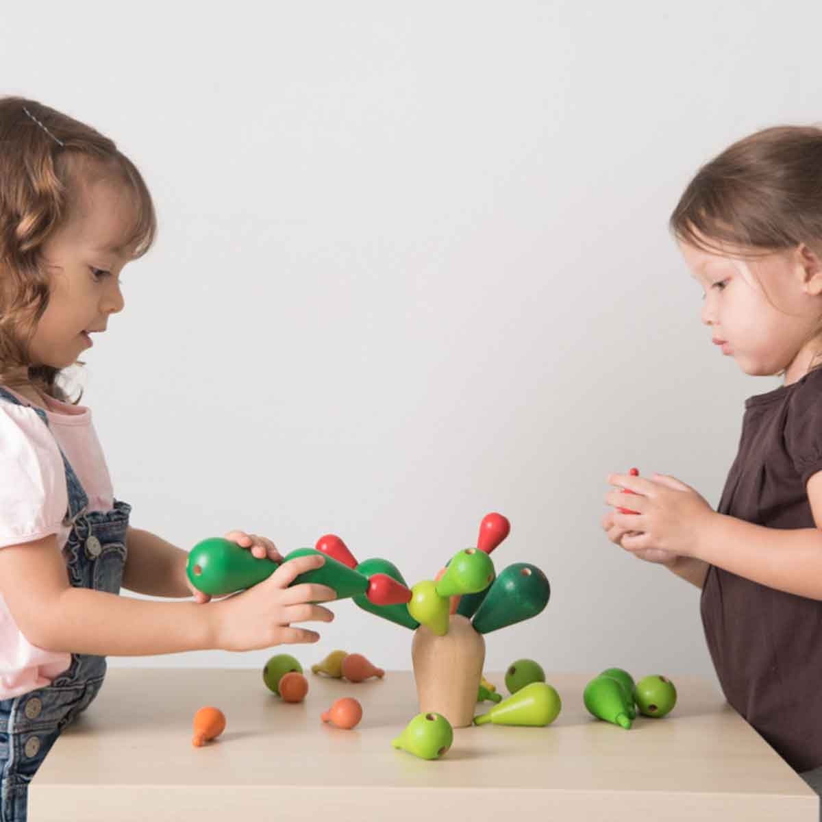 بلان تويز صبار توازن خشبي للجنسين 3 - 4 سنوات