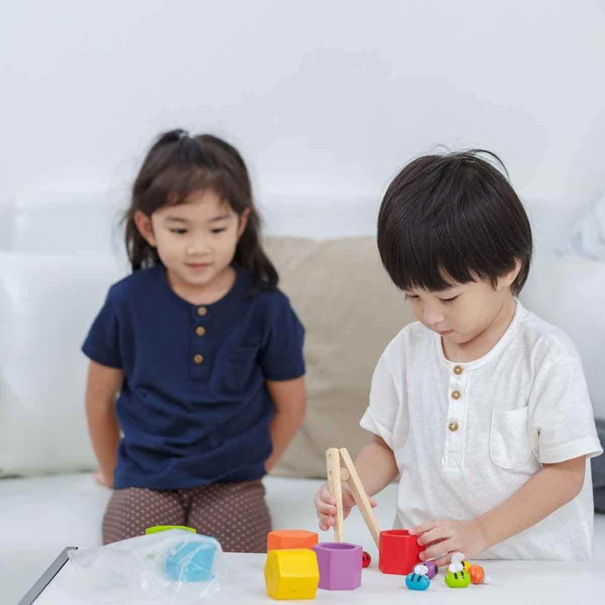 PlanToys Wooden Beehives Unisex, 3-4 Years