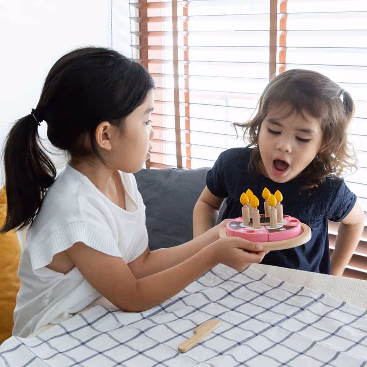 PlanToys Wooden Birthday Cake Set Unisex, 3-4 Years