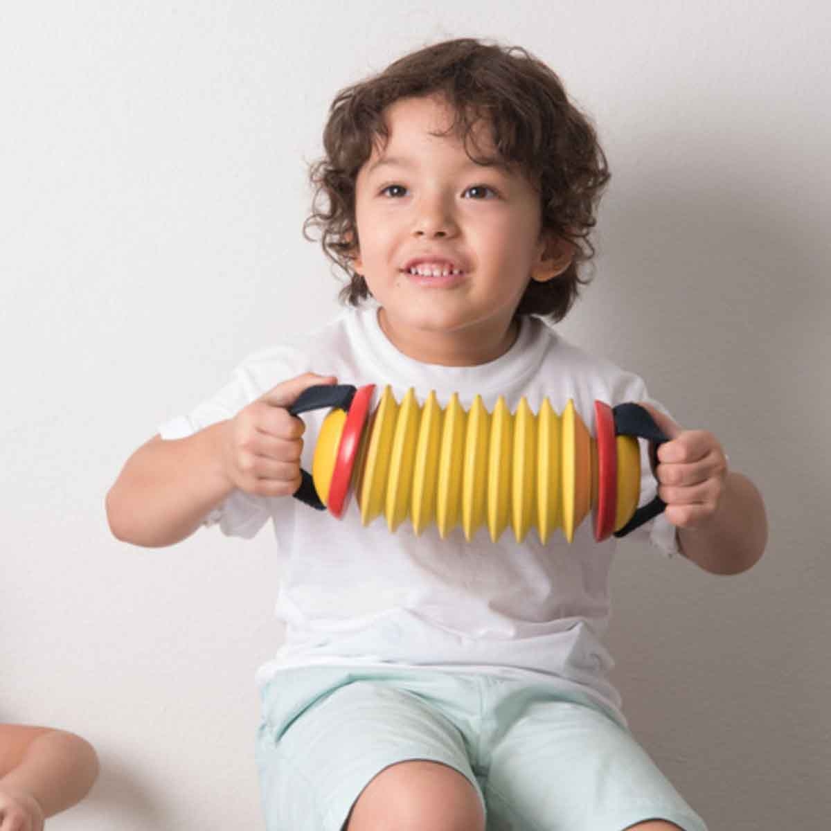 بلان تويز لعبة موسيقية أكورديون خشبية للجنسين 3 - 4 سنوات