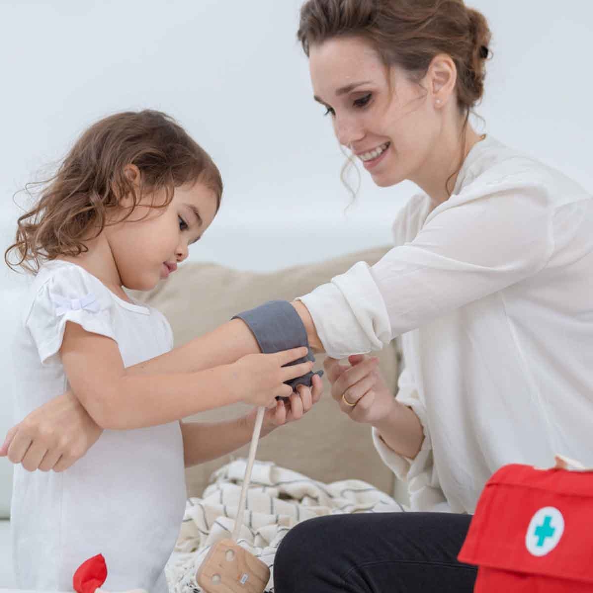 بلان تويز مجموعة طبيب خشبية، للجنسين، من عمر 3 إلى 4 سنوات