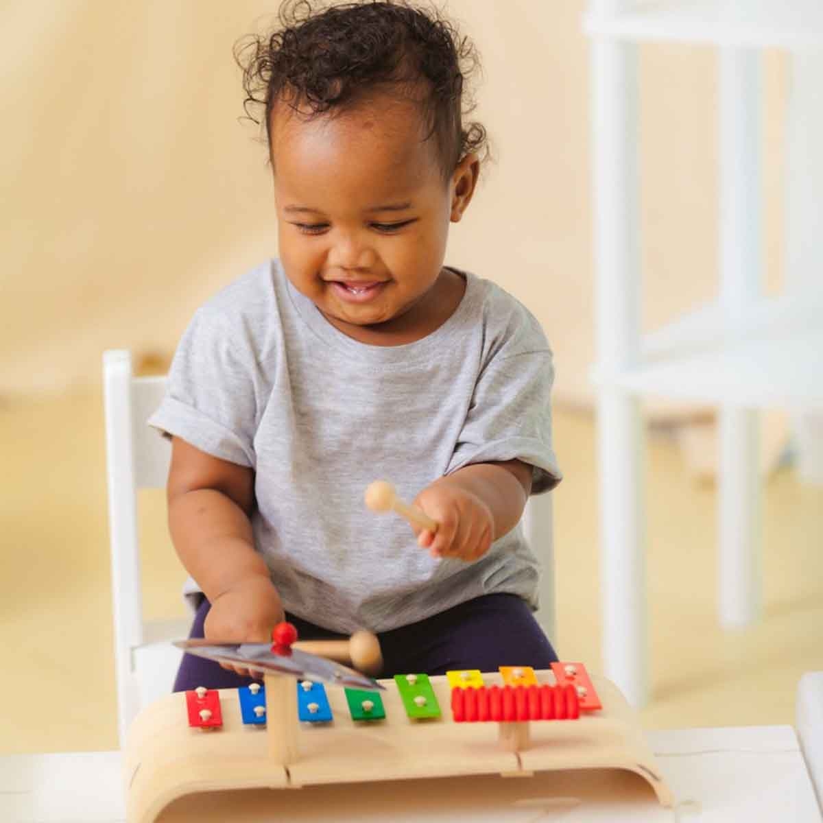 بلان تويز مجموعة ألعاب موسيقية خشبية للجنسين 3 - 4 سنوات