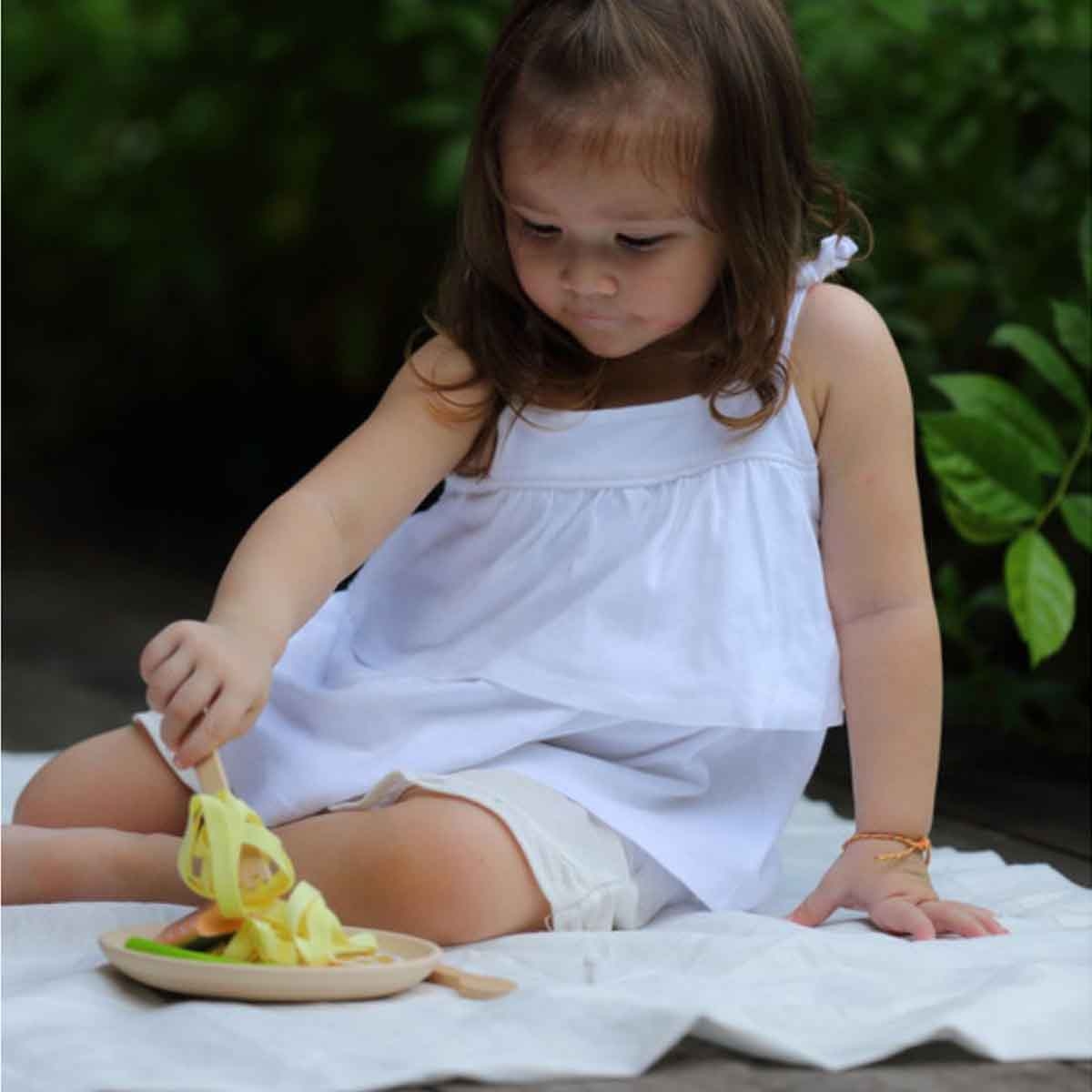 PlanToys Wooden Pasta Set Unisex, 3-4 Years