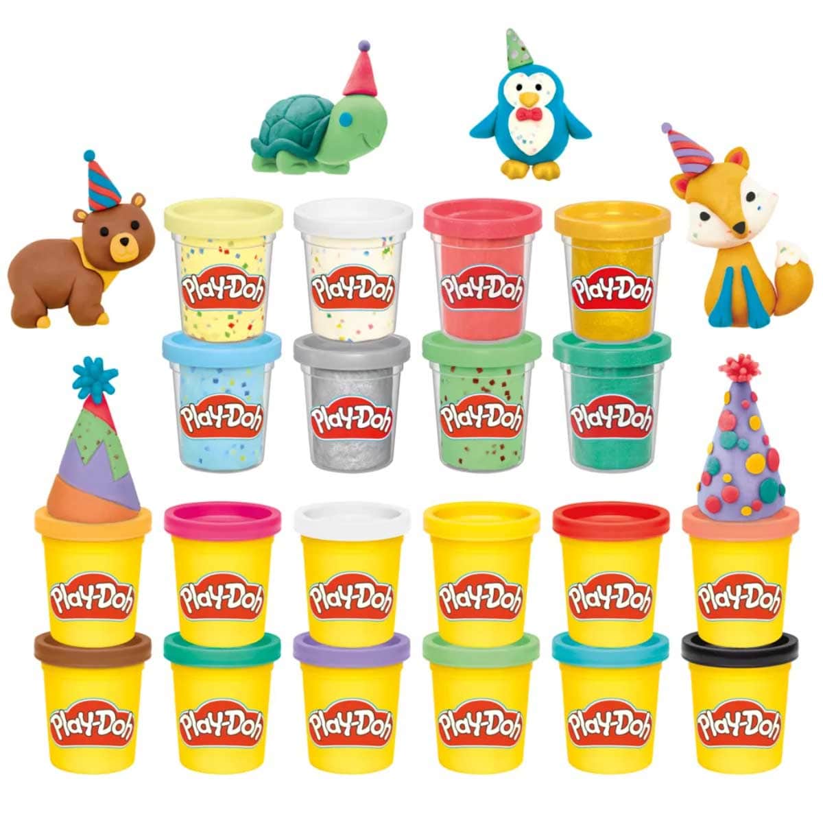 Play-Doh 20-Piece Create & Celebrate Modeling Clay Set Unisex, 3-4 Years